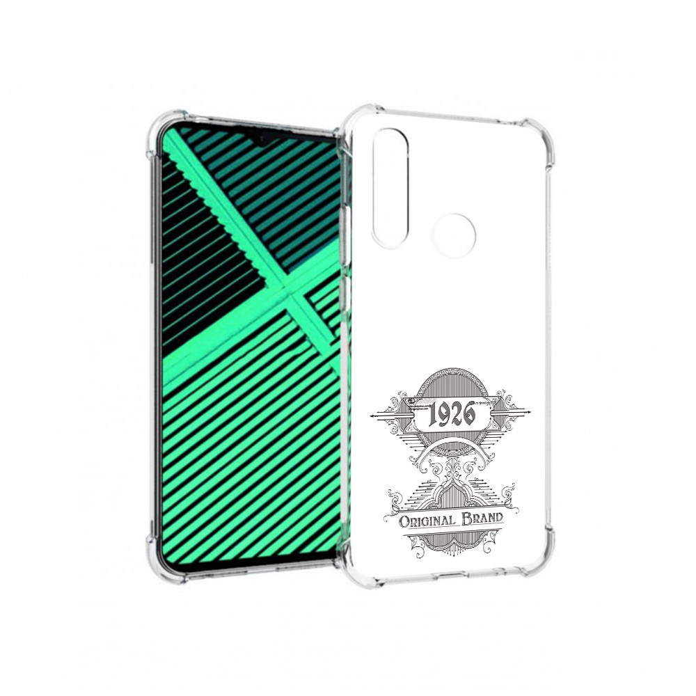 

Чехол MyPads Tocco для Motorola Moto G8 Power Lite логотип черно белый (PT227069.358.446), Прозрачный, Tocco