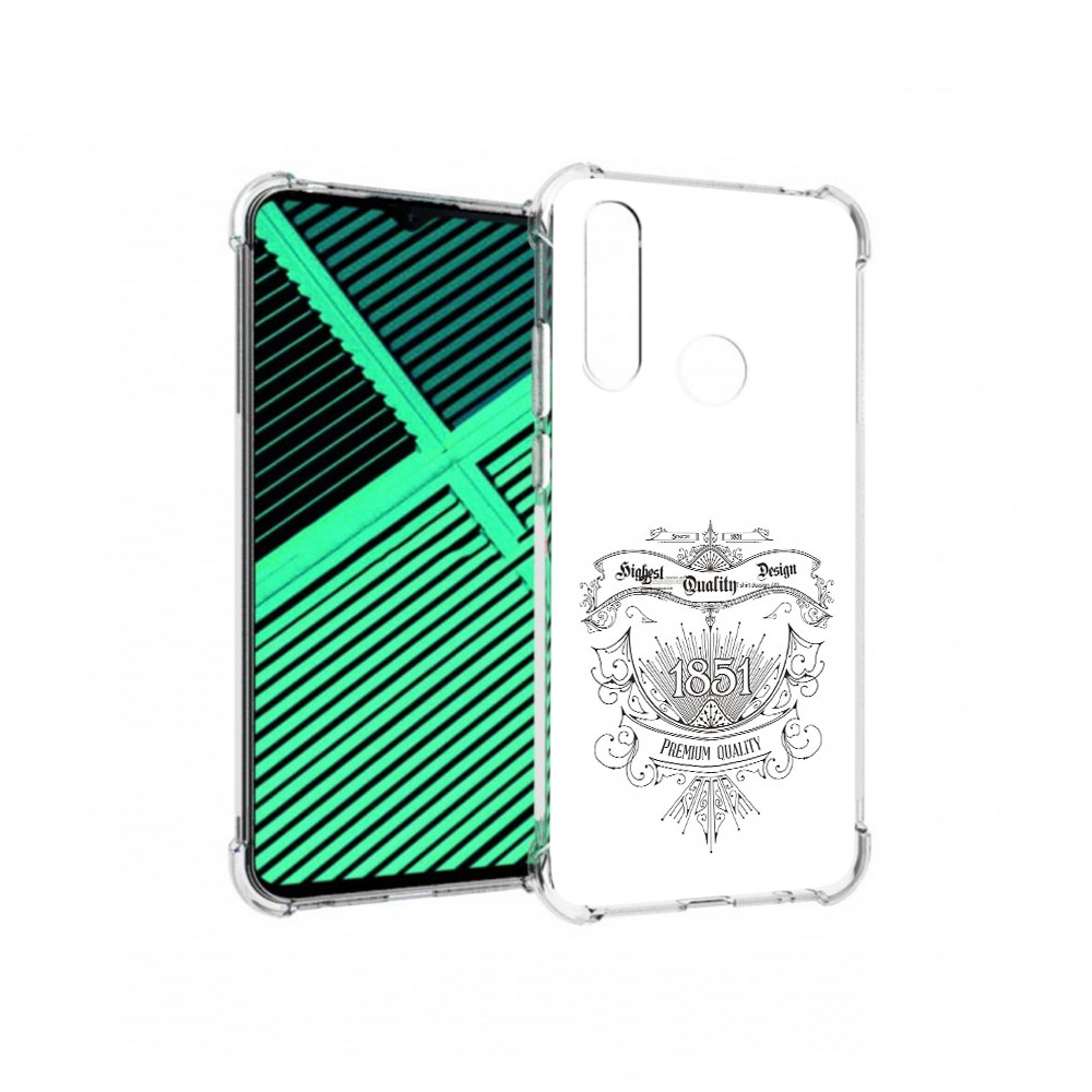 

Чехол MyPads Tocco для Motorola Moto G8 Power Lite логотип 1851 год (PT227069.358.444), Прозрачный, Tocco