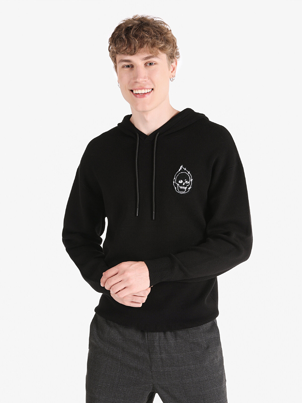 

Джемпер мужской COLIN'S CL1065585 черный XL, CL1065585
