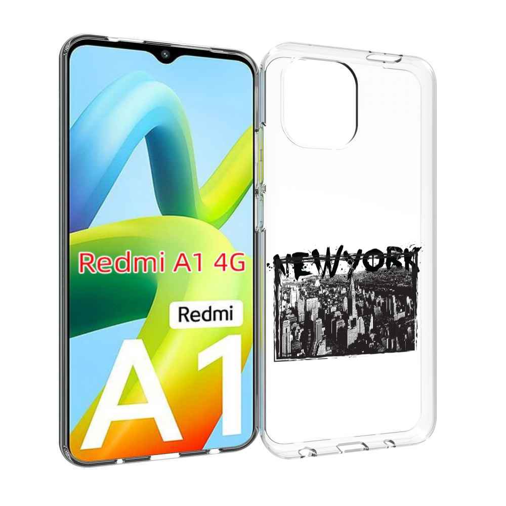 

Чехол Mypads Че Для Xiaomi Redmi A1, Прозрачный, Tocco