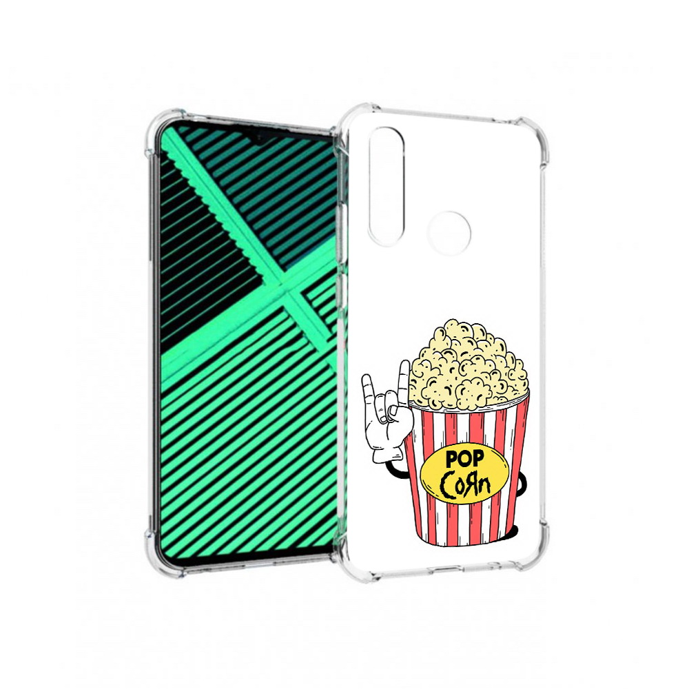 

Чехол MyPads Tocco для Motorola Moto G8 Power Lite крутой попкорн (PT227069.358.427), Прозрачный, Tocco