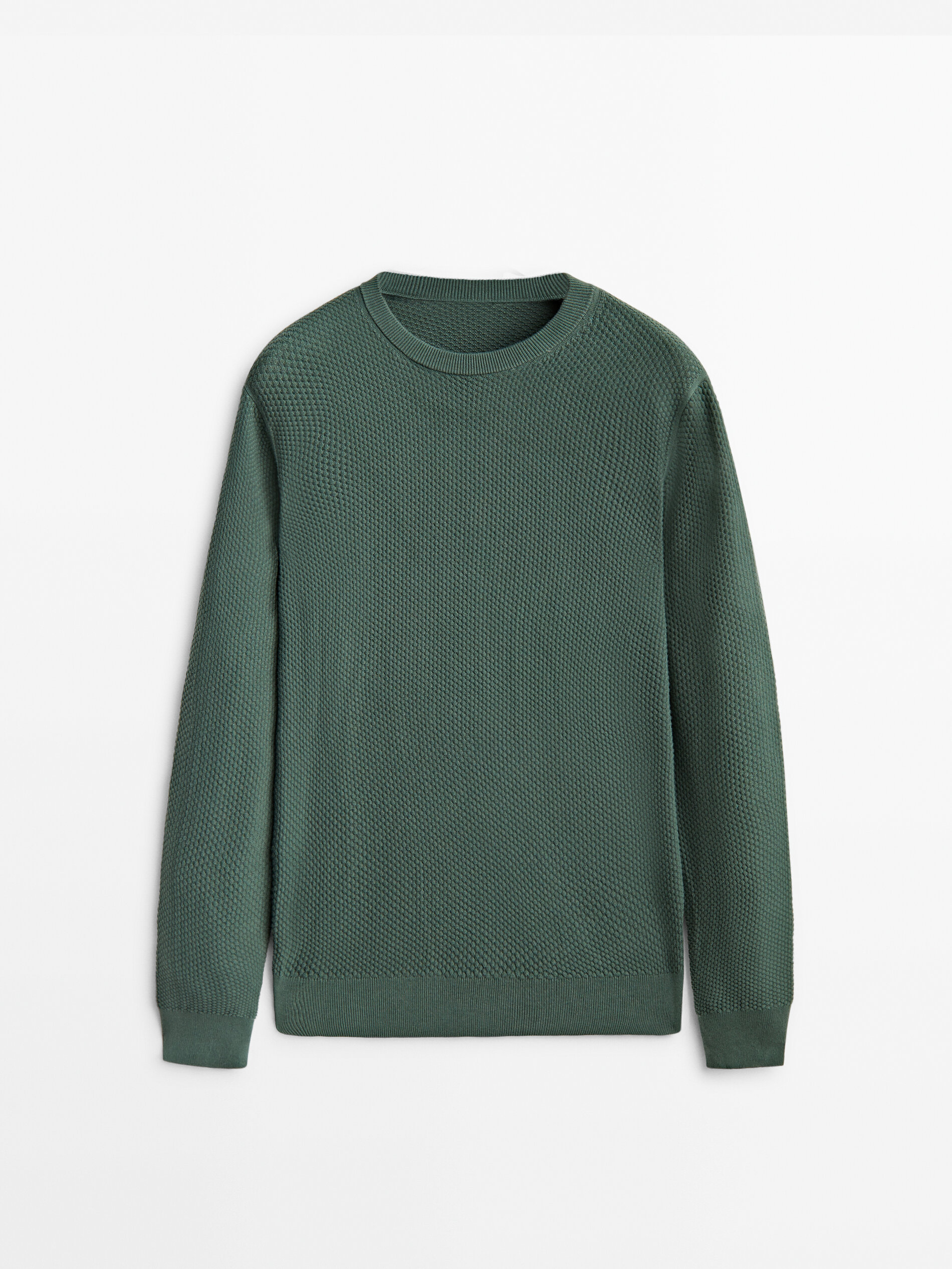 

Джемпер мужской Massimo Dutti 00928402594 зеленый L, 00928402594