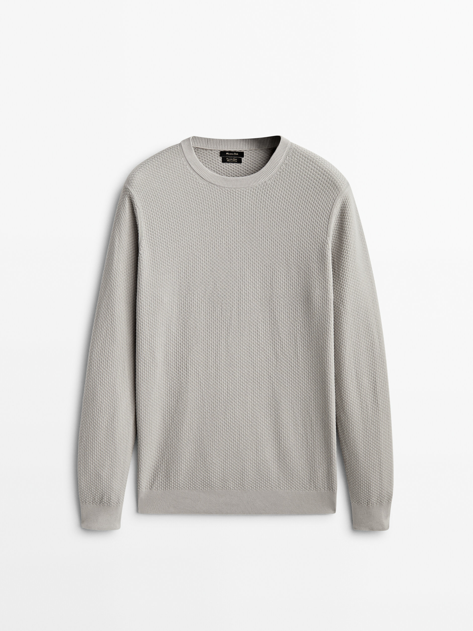 

Джемпер мужской Massimo Dutti 00928402805 серый S, 00928402805
