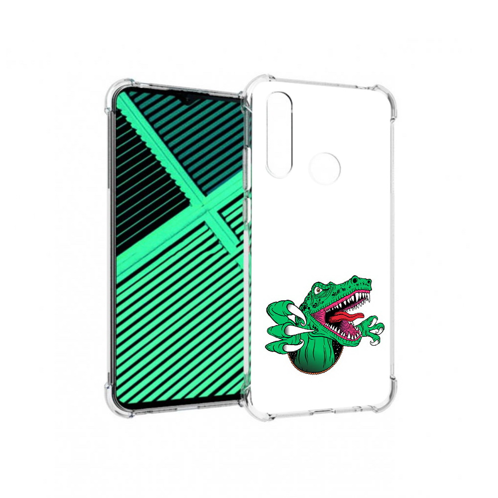 

Чехол MyPads Tocco для Motorola Moto G8 Power Lite крокодил (PT227069.358.417), Прозрачный, Tocco