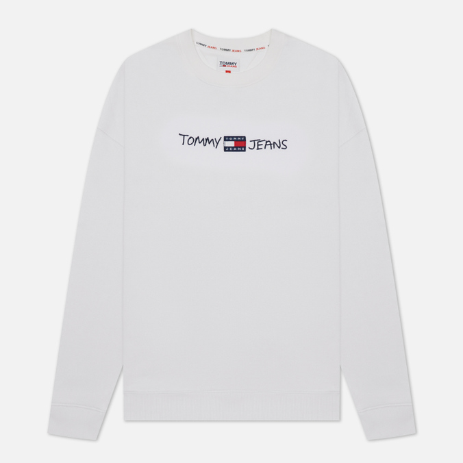 

Свитшот мужской Tommy Jeans DM0DM10914 белый XL, DM0DM10914