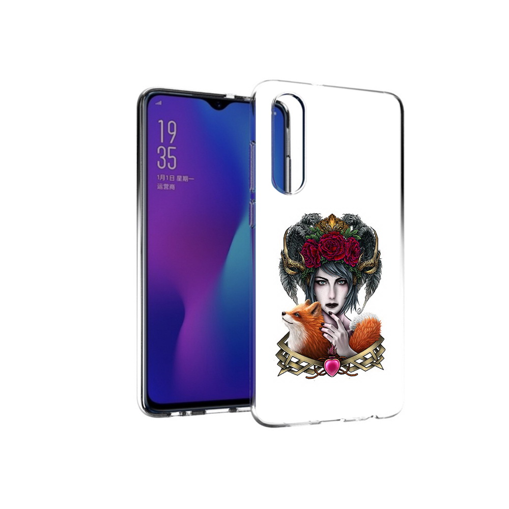 

Чехол MyPads Tocco для Huawei P30 девушка с лисой, Прозрачный, Tocco