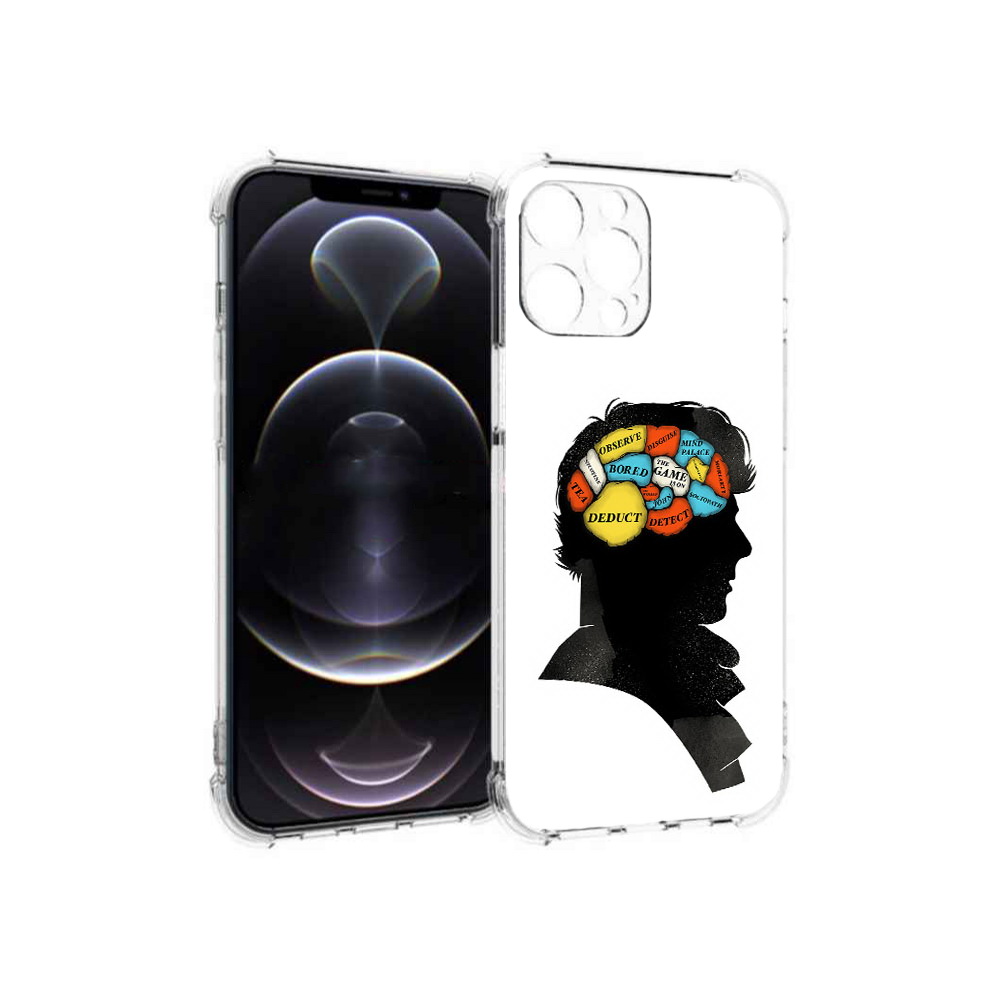 

Чехол MyPads Tocco для Apple iPhone 13 Pro Max темный рисунок (PT163170.617.640), Прозрачный, Tocco