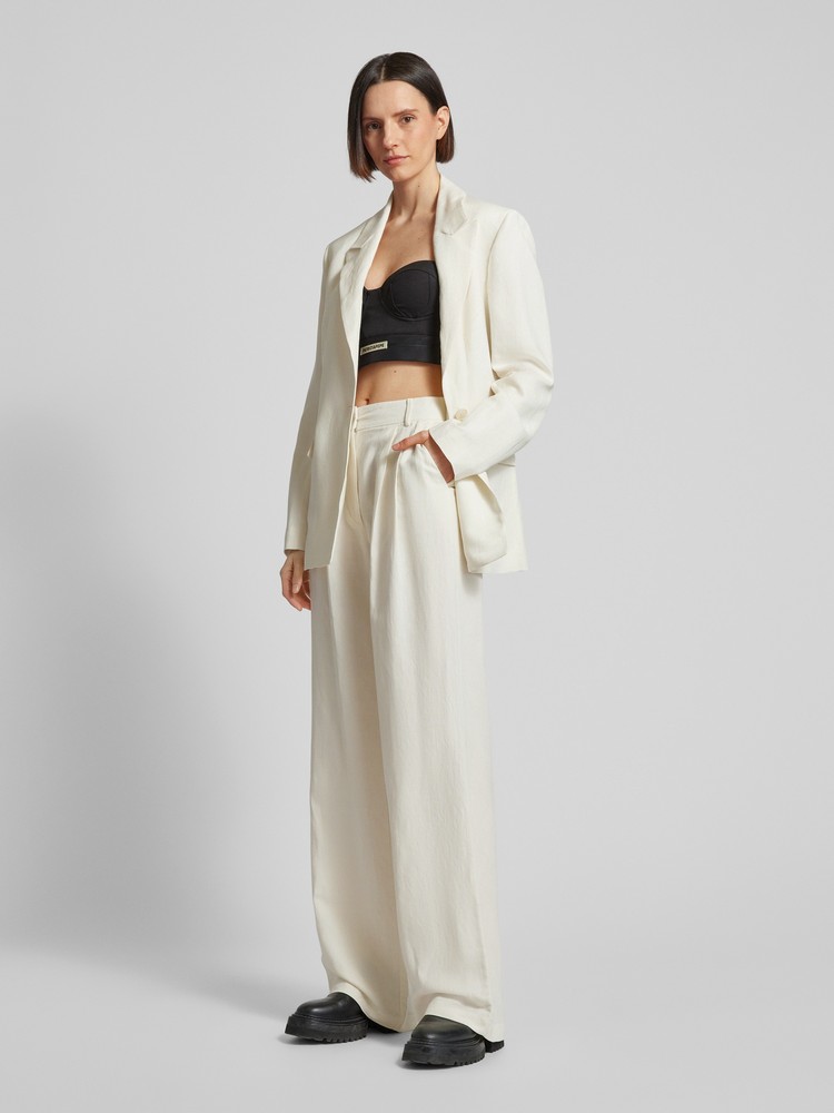

Брюки женские Patrizia Pepe 2P1609 A052 белые 38, Белый, 2P1609 A052