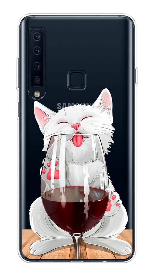 

Чехол на Samsung Galaxy A9 2018 "Кот с бокалом", 26650-1