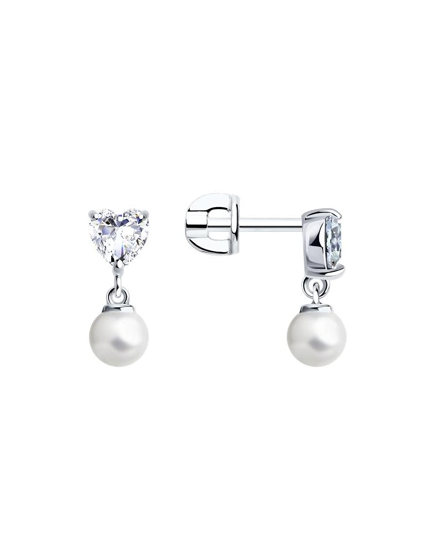 

Серьги пусеты из серебра TEO MAORI 894025831, жемчуг культивированный, 894025831