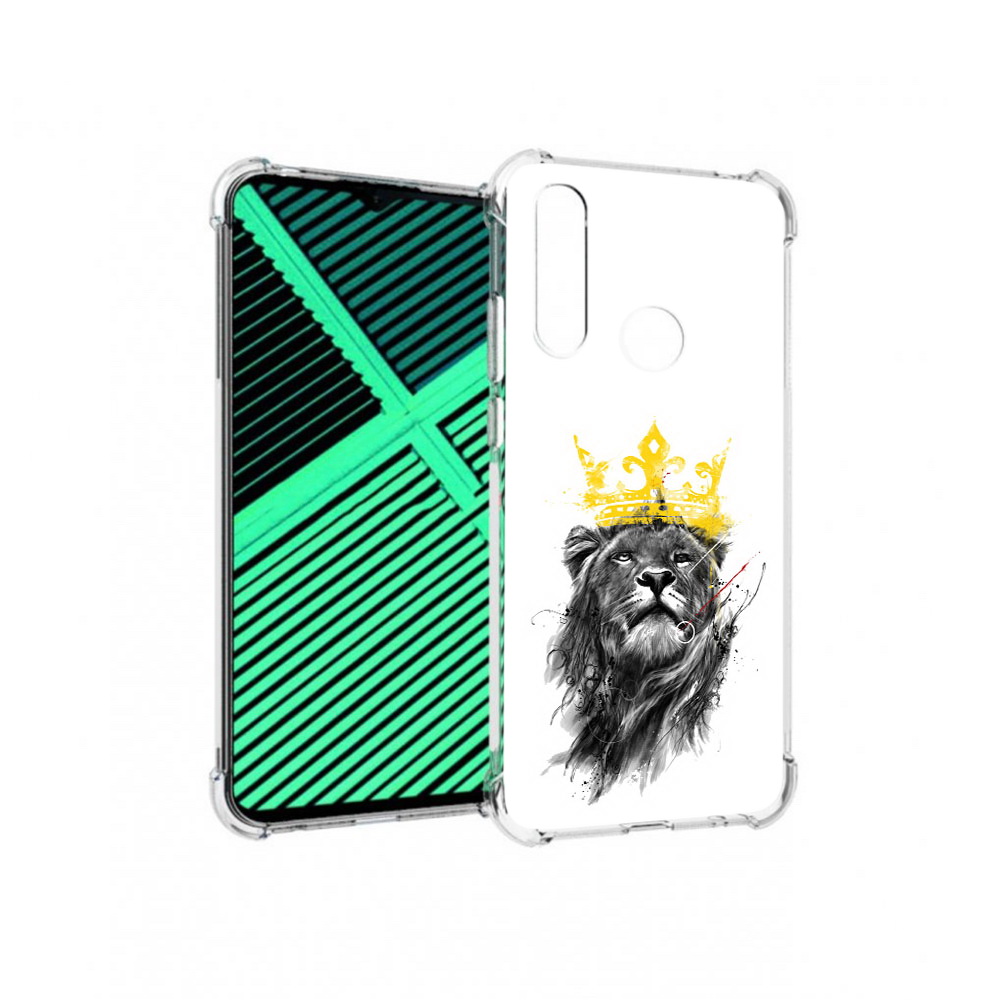 

Чехол MyPads Tocco для Motorola Moto G8 Power Lite король-лев (PT227069.358.391), Прозрачный, Tocco