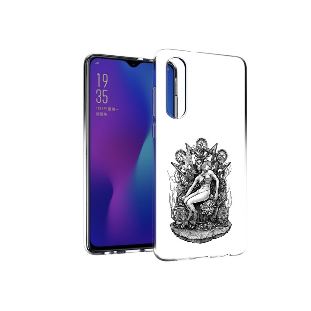 

Чехол MyPads Tocco для Huawei P30 девушка на троне, Прозрачный, Tocco