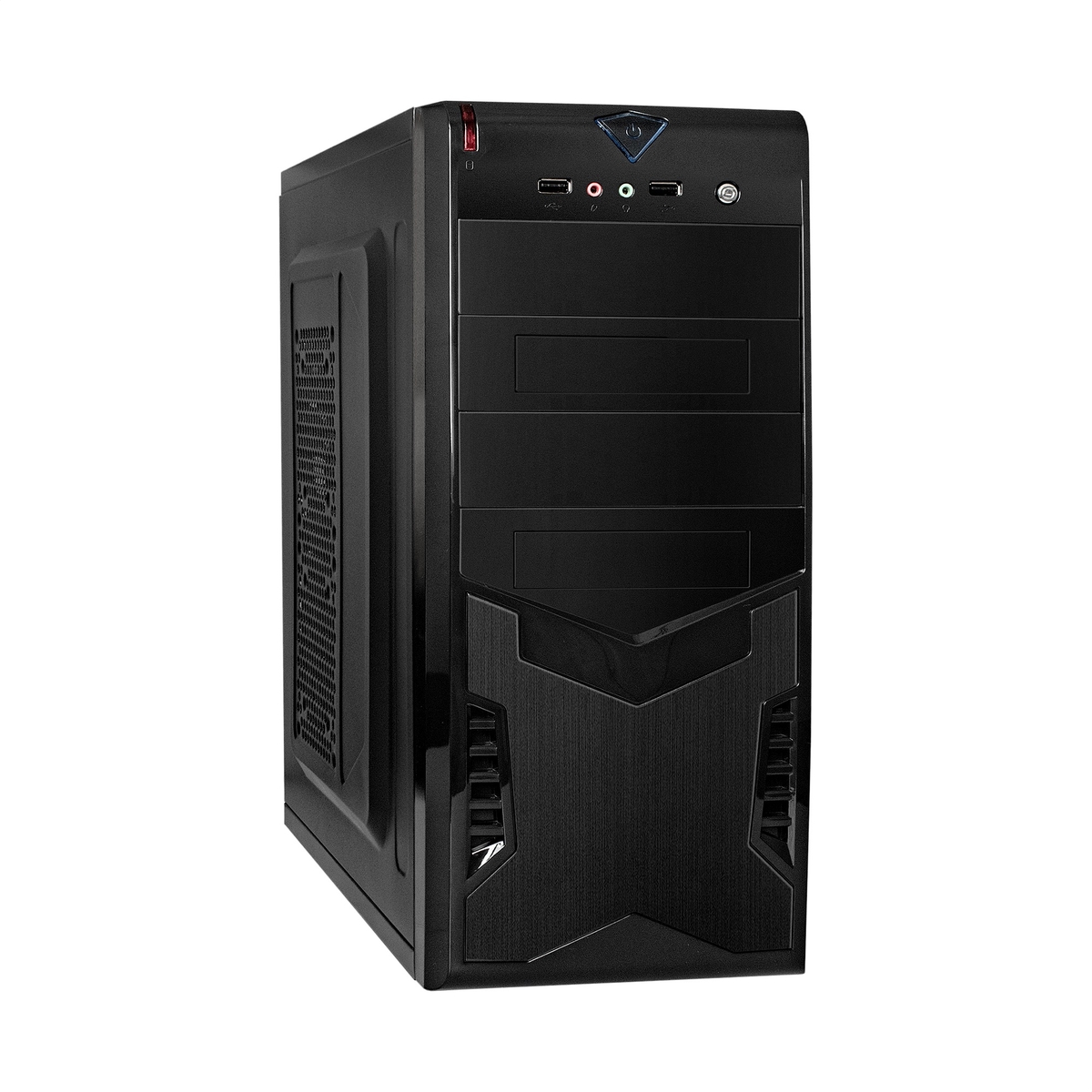 

Корпус компьютерный ExeGate CP-604 (EX280385RUS) Black, CP-604