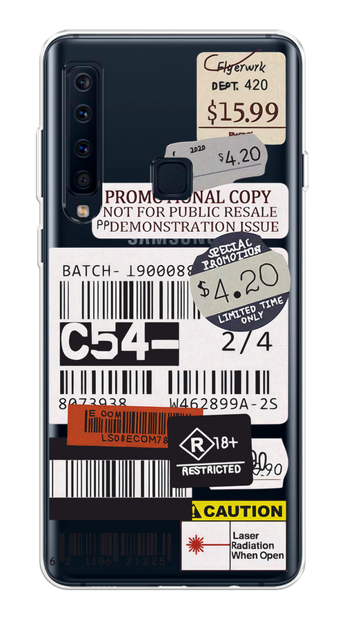 

Чехол на Samsung Galaxy A9 2018 "Flight to Paris", Серый;бежевый, 26650-1