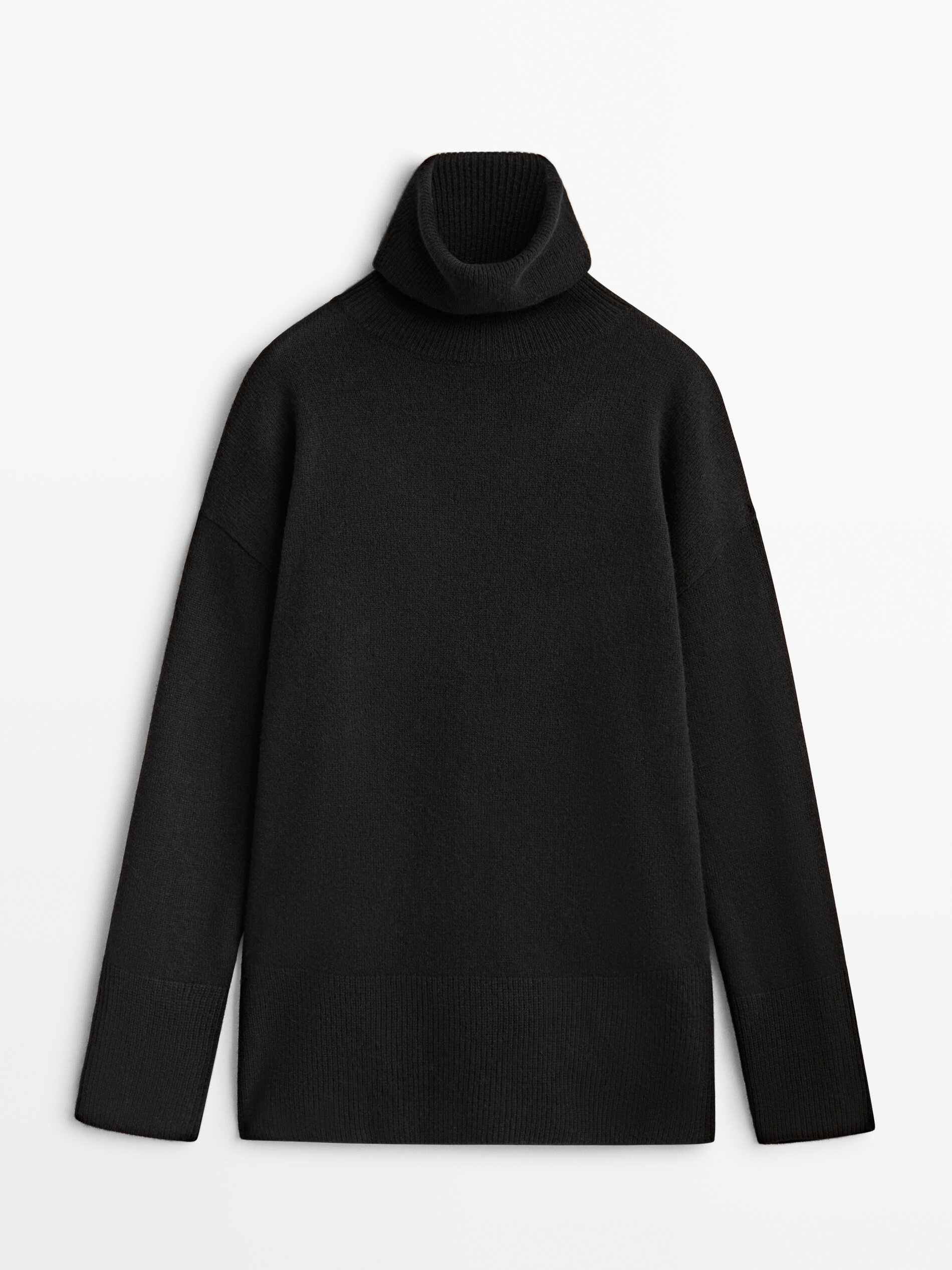 

Свитер женский Massimo Dutti 05747616800 черный XS, 05747616800