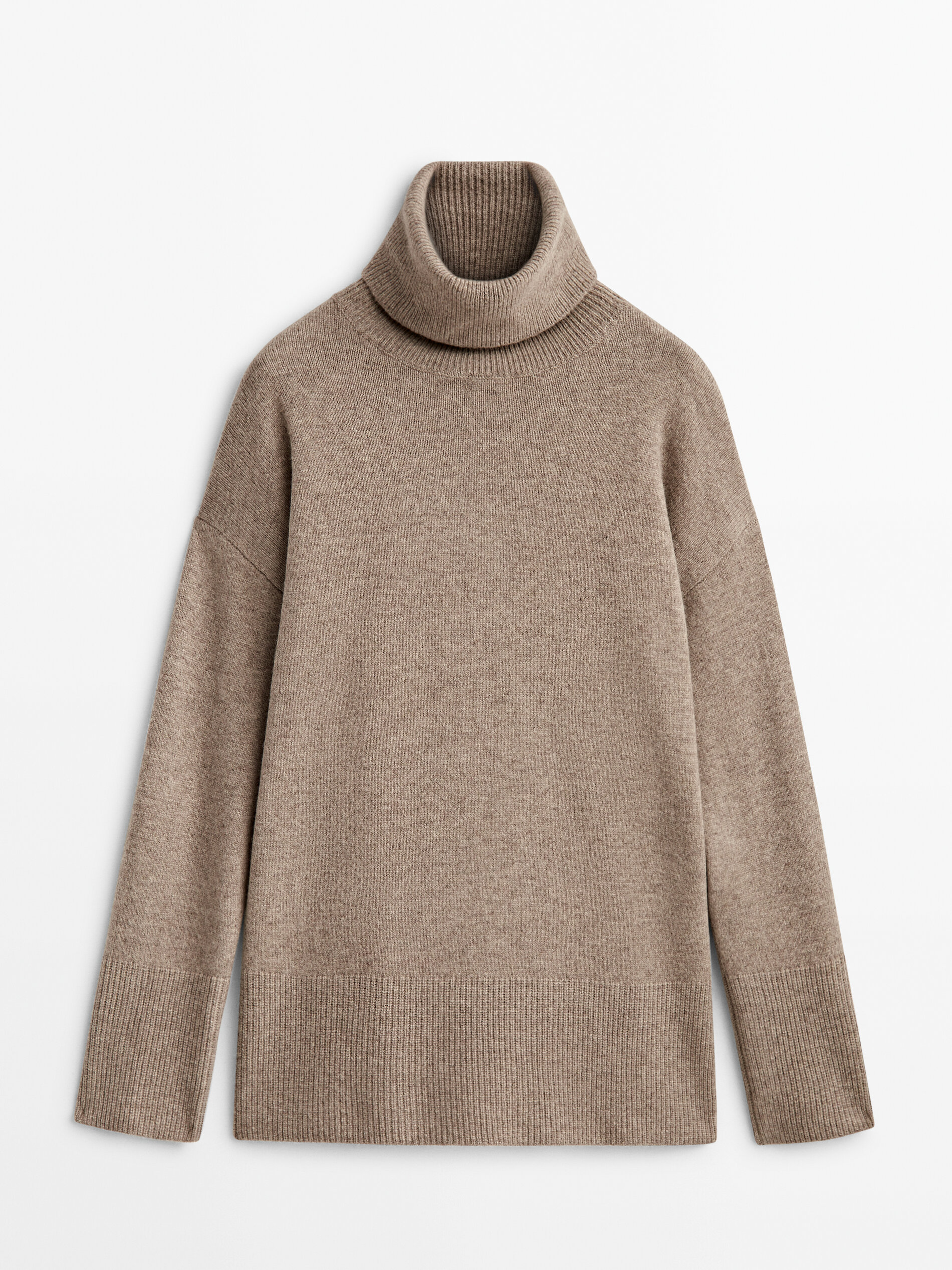 

Свитер женский Massimo Dutti 05747616715 коричневый S, 05747616715