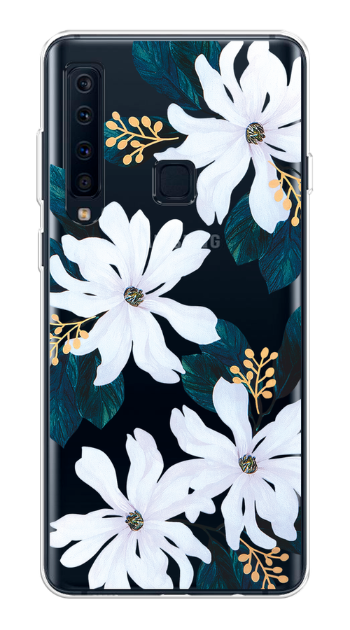 

Чехол на Samsung Galaxy A9 2018 "Delilah Flower", Зеленый;белый, 26650-1