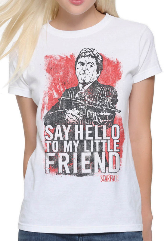 

Футболка женская DreamShirts Studio Лицо Со Шрамом - Аль Пачино 631-1 белая M, Белый, Лицо Со Шрамом - Аль Пачино 631-1