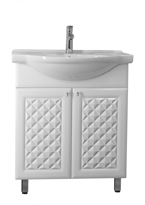 

Тумба под раковину Style Line Канна 75 ЛС-00002283, белый глянец