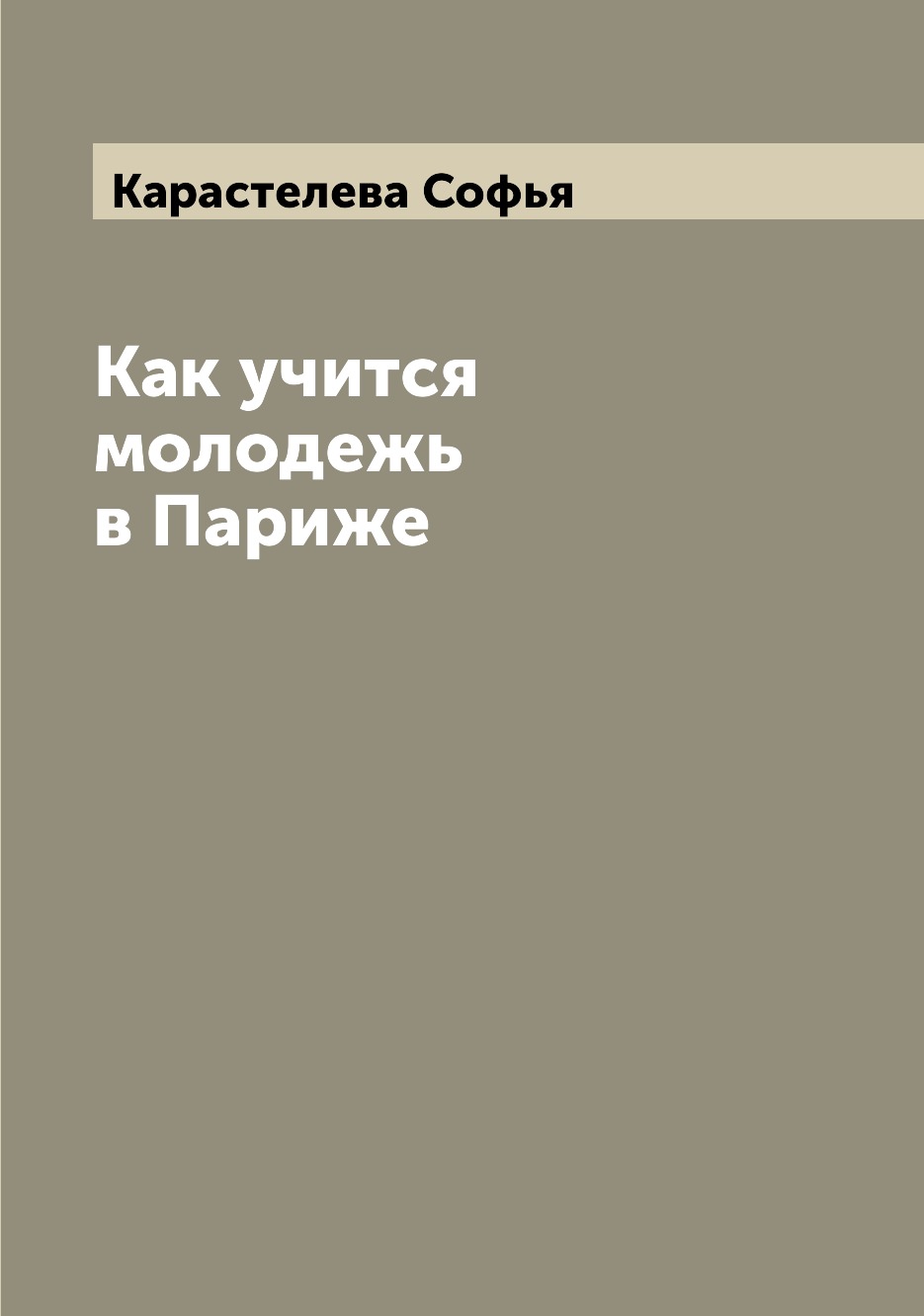 

Книга Как учится молодежь в Париже