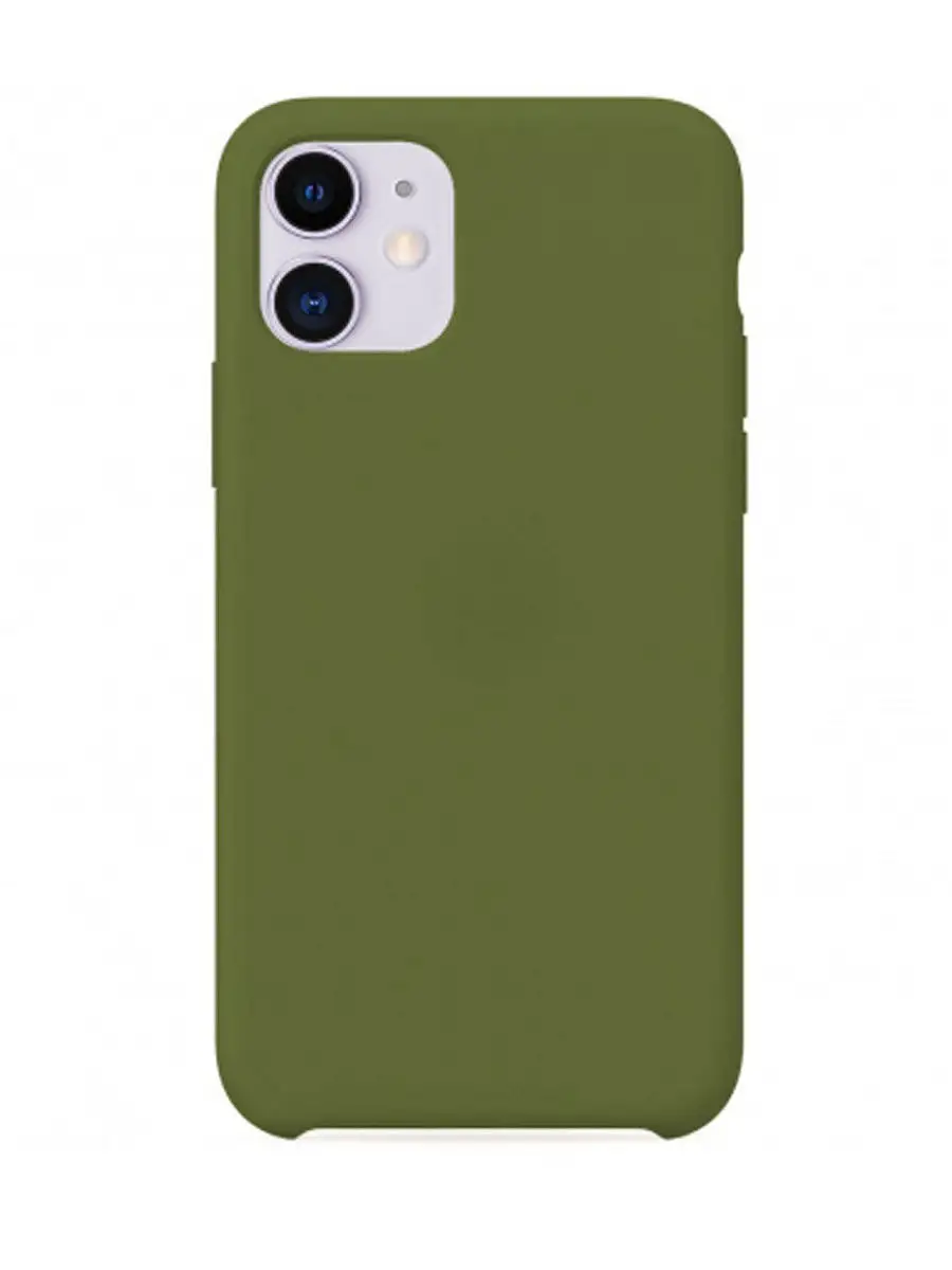 

Накладка силикон Silicone Case для iPhone 11 Pro Khaki, Зеленый, Silicon Case для iPhone 11 Pro