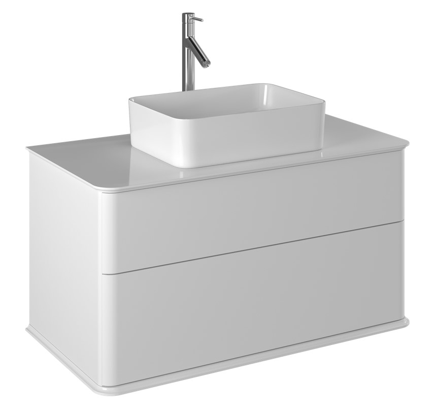 

Тумба под раковину Creto Stella 100 16-CRE50/100/, белый глянец