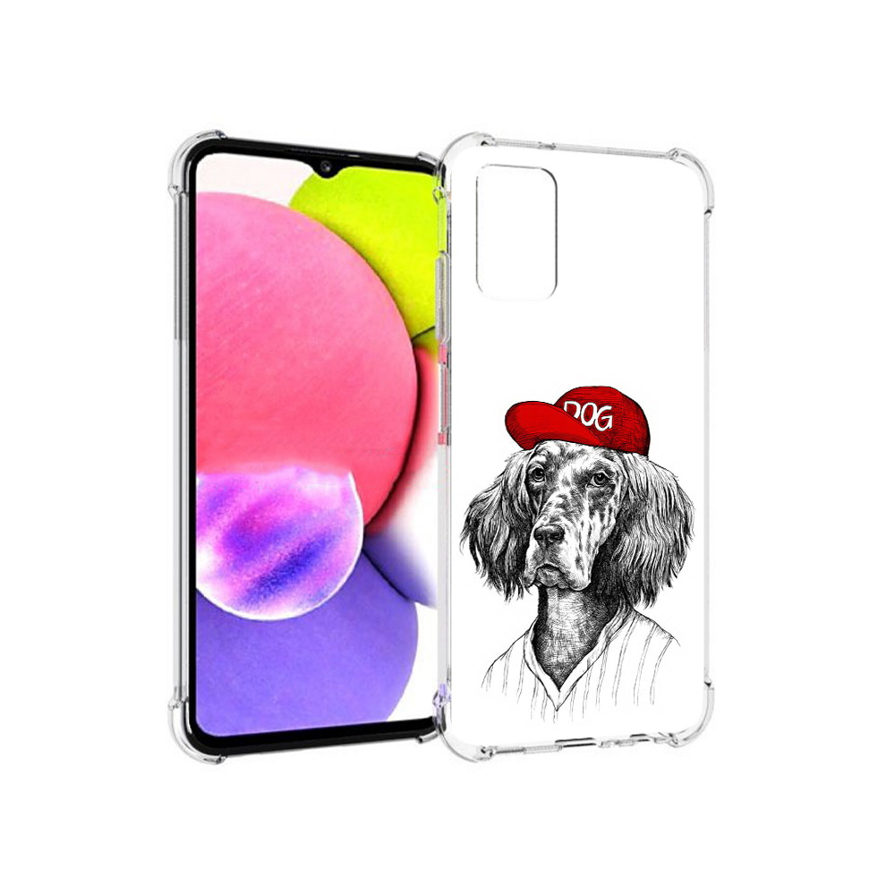 

Чехол MyPads Tocco для Samsung Galaxy A03s дог (PT162170.549.333), Прозрачный, Tocco