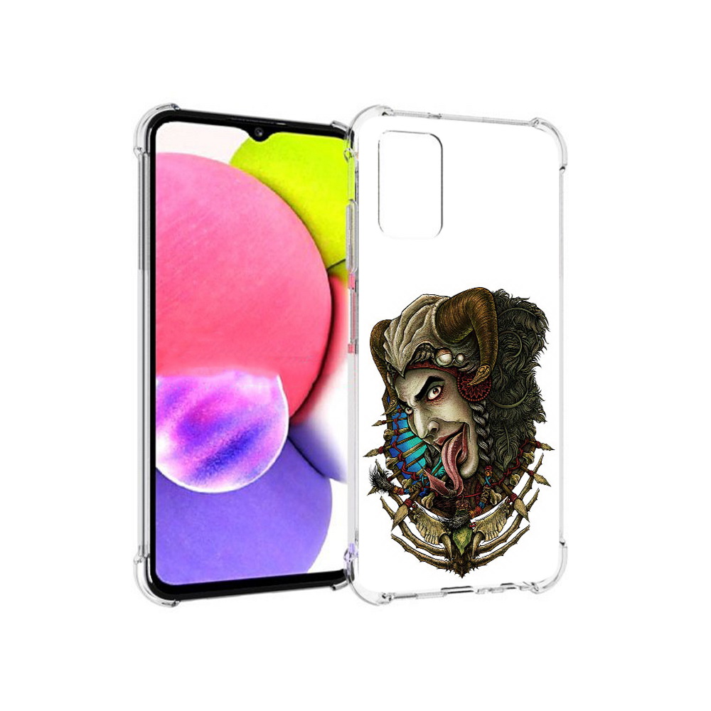 

Чехол MyPads Tocco для Samsung Galaxy A03s длинный язык (PT162170.549.330), Прозрачный, Tocco