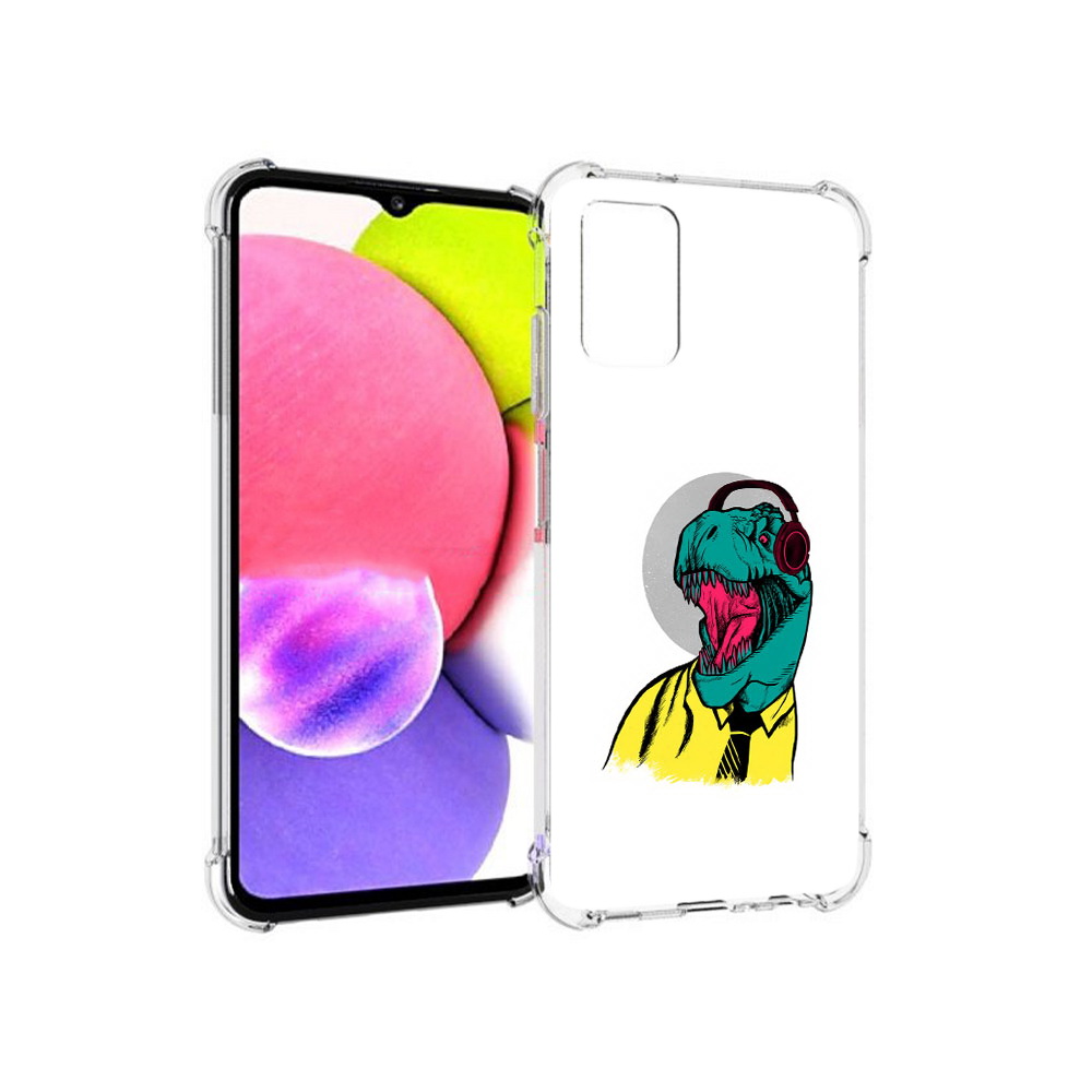 

Чехол MyPads Tocco для Samsung Galaxy A03s дино (PT162170.549.326), Прозрачный, Tocco