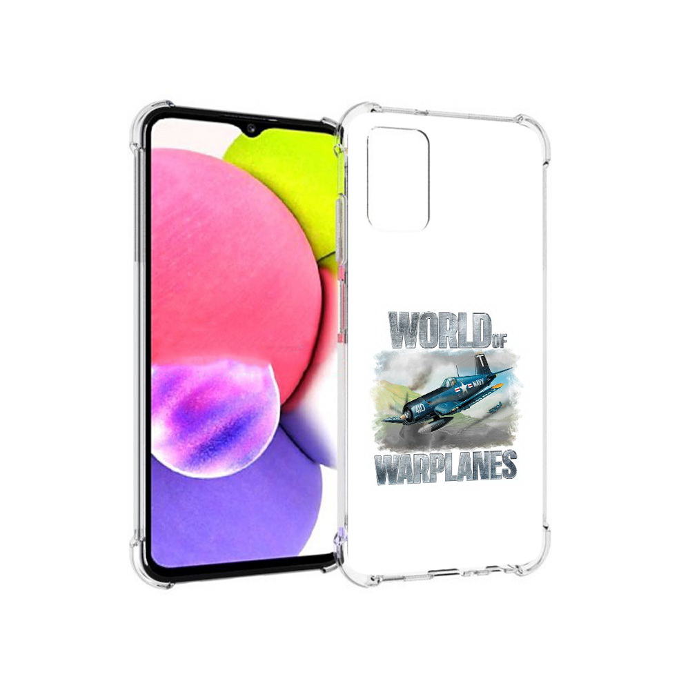 Чехол MyPads Tocco для Samsung Galaxy A03s Боевой самолет (PT162170.549.32)