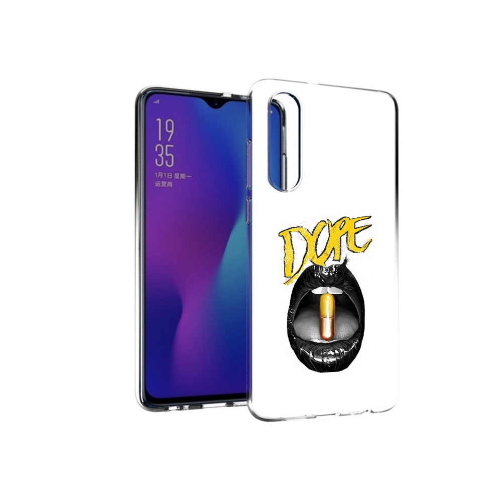 

Чехол MyPads Tocco для Huawei P30 губы, Прозрачный, Tocco