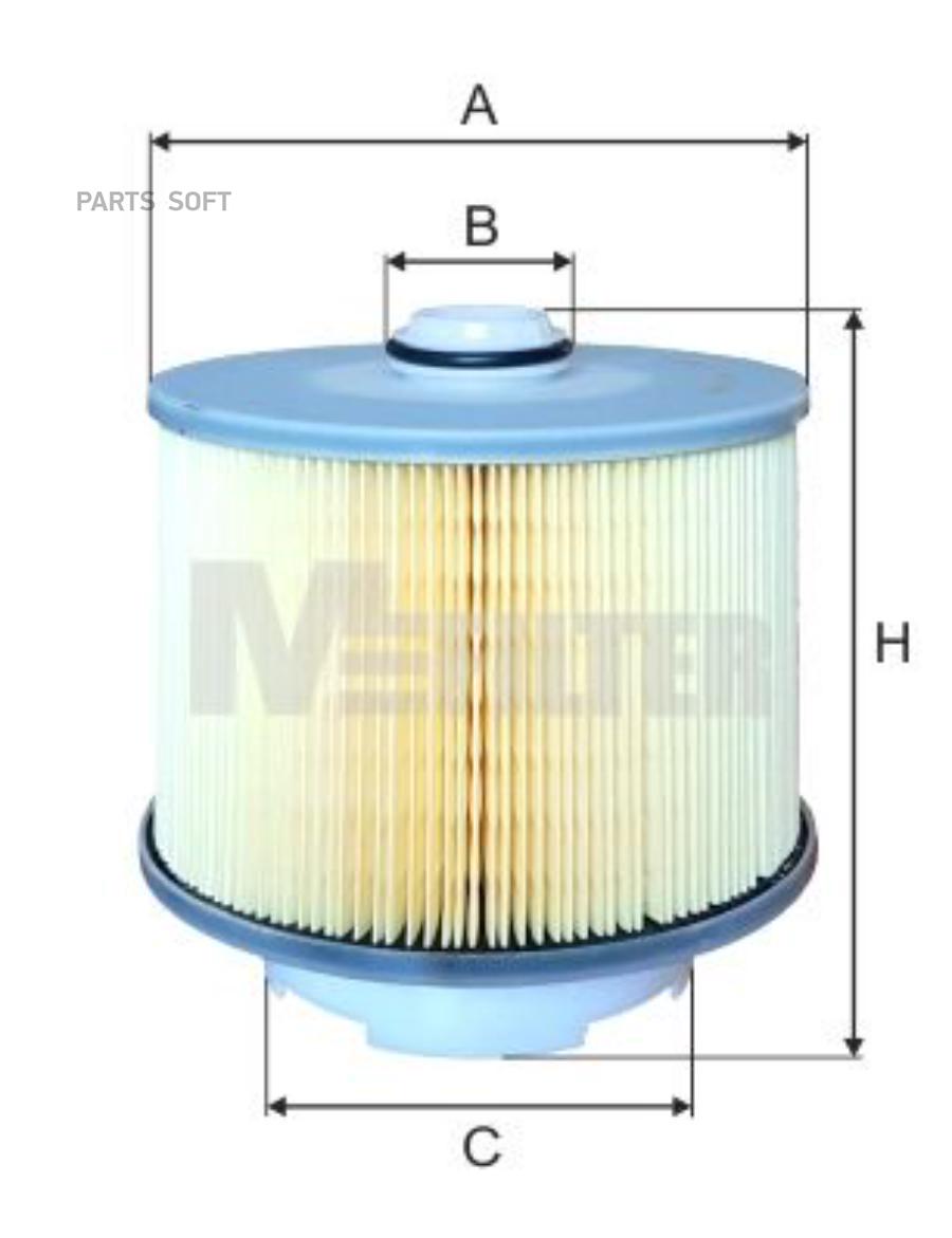

M-Filter A8003 Фильтр Воздушный \ Audi A6 2.4-4.2Fsi 04>
