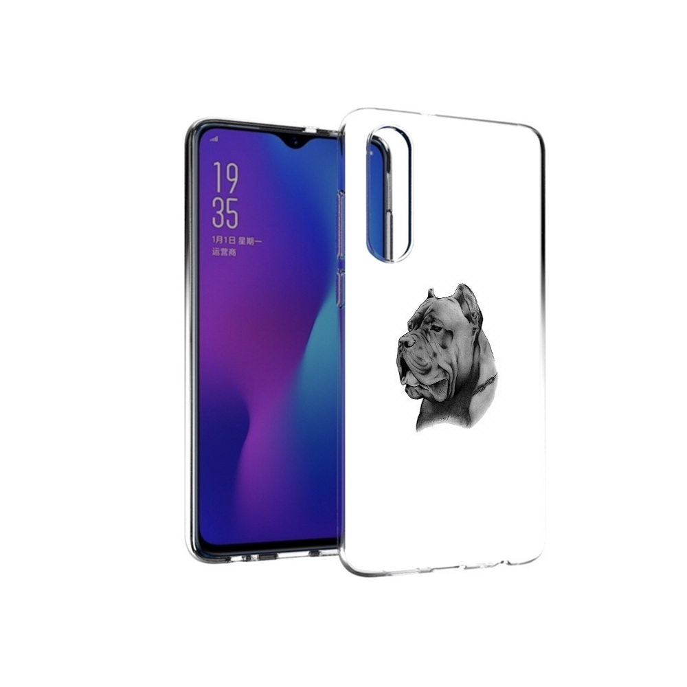 

Чехол MyPads Tocco для Huawei P30 грозный бульдог, Прозрачный, Tocco