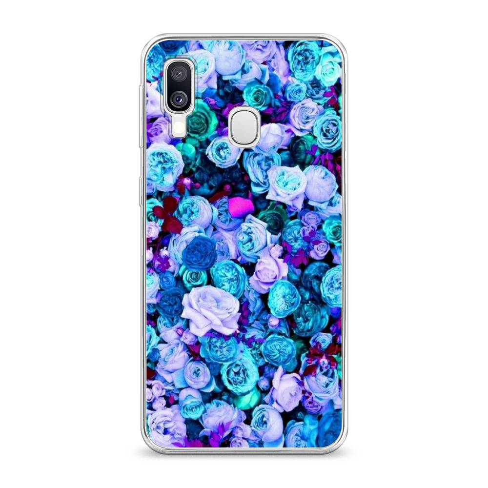 

Чехол на Samsung Galaxy A40 "Цветочный ковер", Фиолетовый, 28050-2