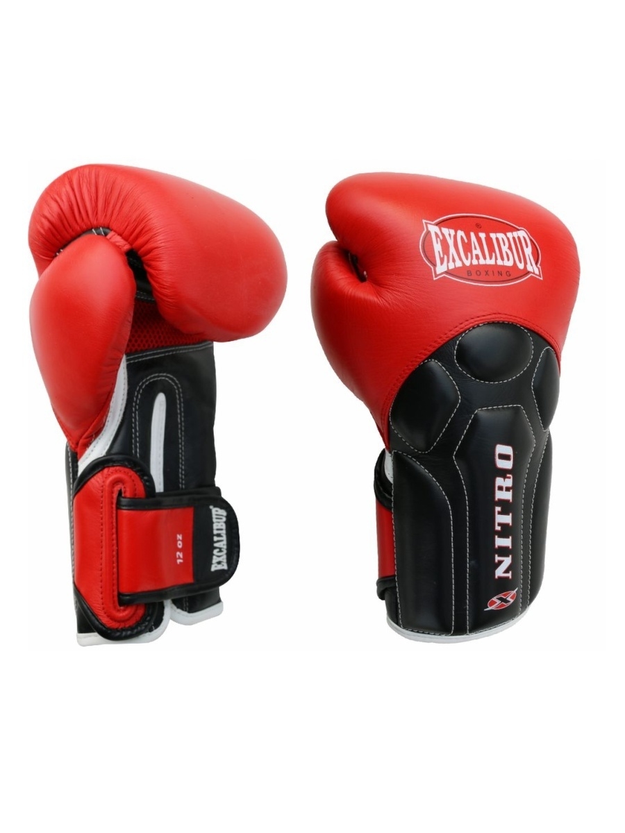 Перчатки боксерские Excalibur 8040/02 Red/Black Buffalo (10 унций)