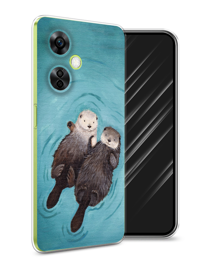 

Чехол Awog на OnePlus Nord N30 5G/Nord CE3 5G/Nord CE3 Lite "Парочка бобров", Голубой, 153750-10