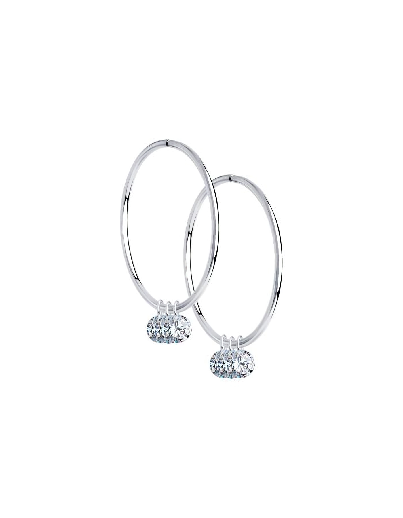 

Серьги подвески из серебра TEO MAORI 894024469, фианит, 894024469