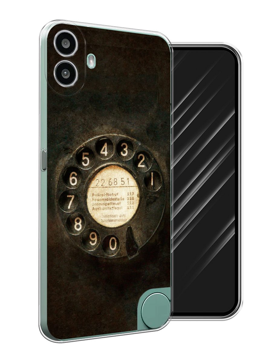 

Чехол Awog на CMF Phone 1 "Старинный телефон", Коричневый;бежевый;черный, 3300450-1
