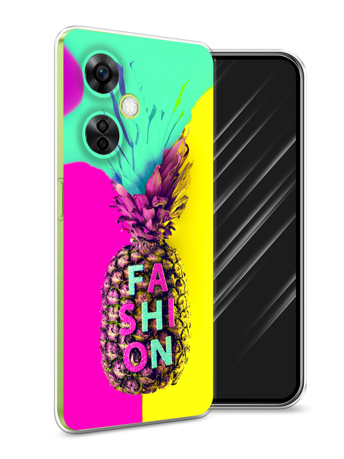 

Чехол Awog на OnePlus Nord N30 5G/Nord CE3 5G/Nord CE3 Lite "Кислотный ананас", Желтый;розовый;бирюзовый, 153750-10