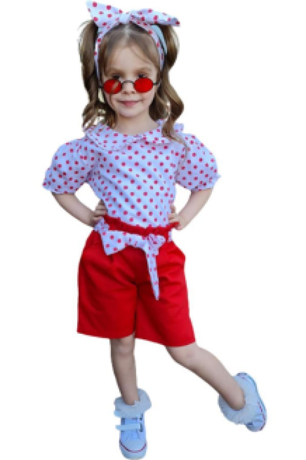 

Костюм с шортами Ricco Tarz р. 4-5 лет Красный, 2221604003 (доставка из-за рубежа), 2221604003