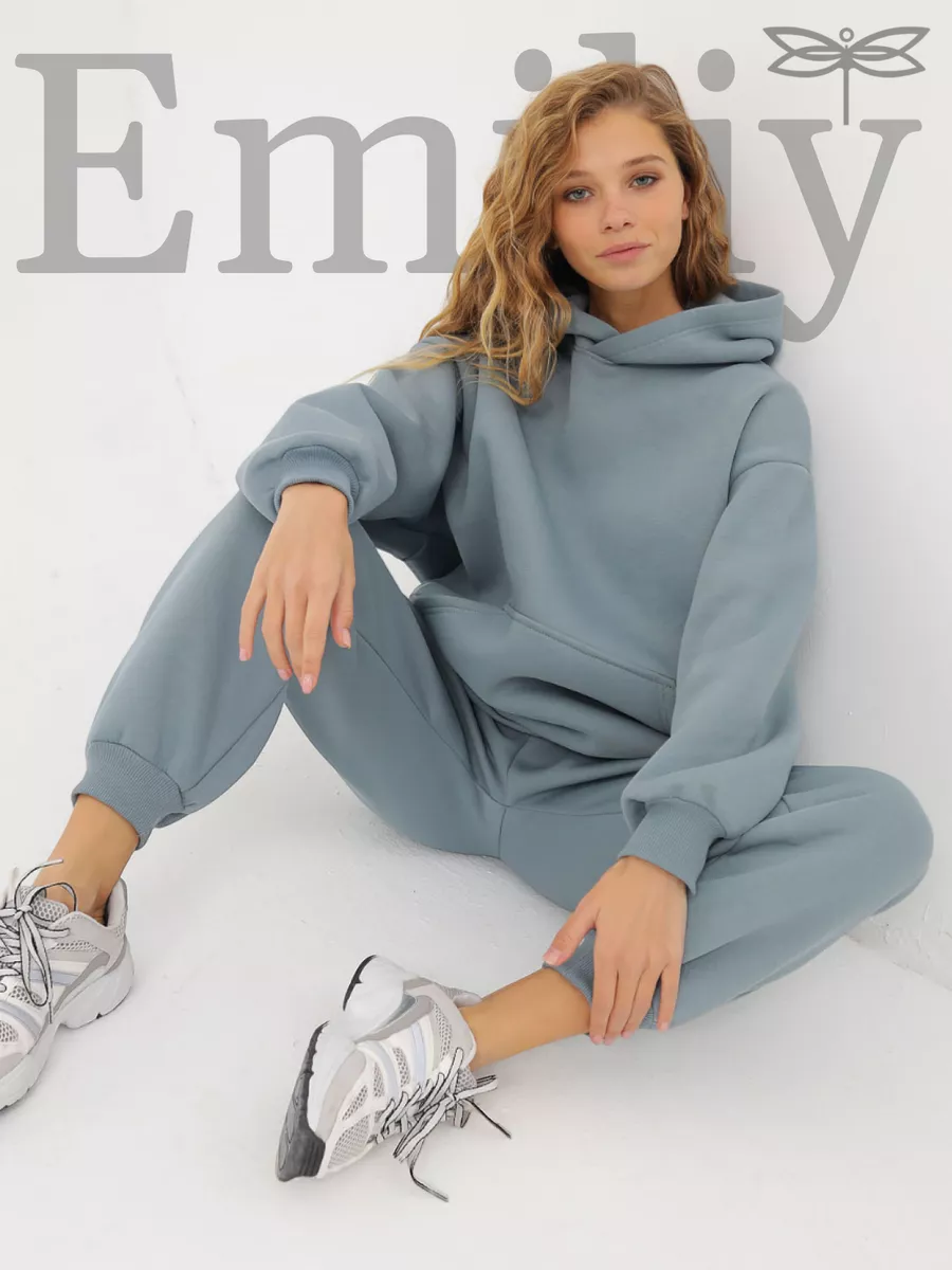 

Костюм женский EMILIY 40272904 серый S, 40272904