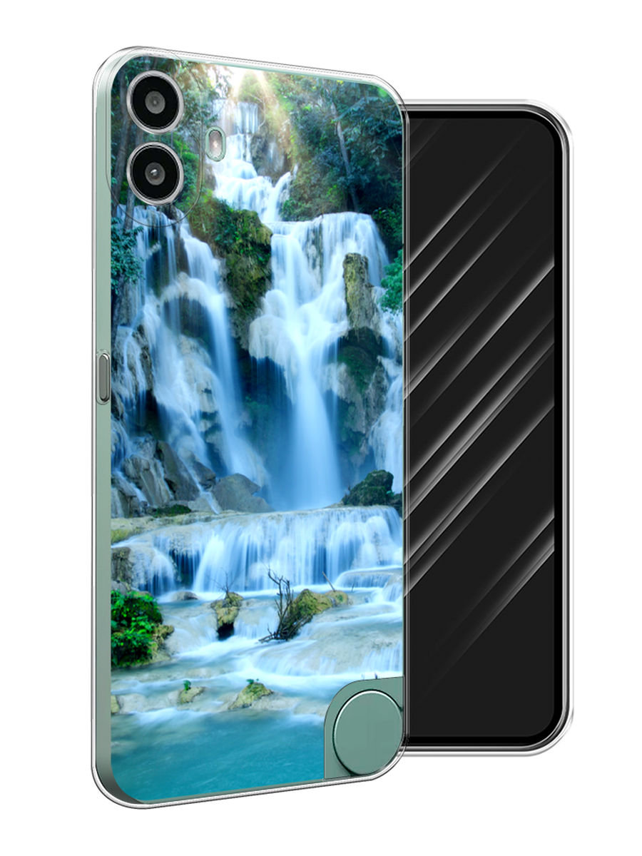 

Чехол Awog на CMF Phone 1 "Водопад 8", Голубой;зеленый, 3300450-1