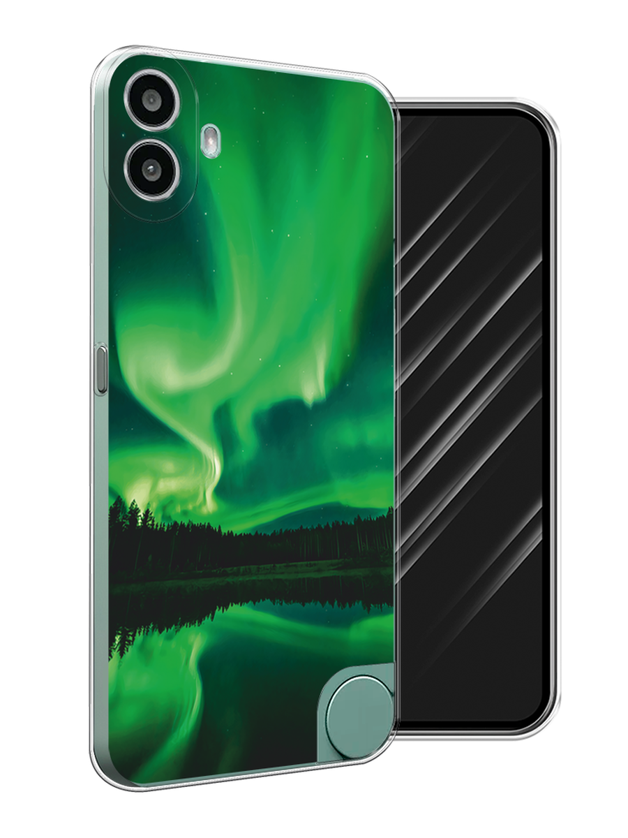 

Чехол Awog на CMF Phone 1 "Ночные пейзажи 7", Зеленый;черный, 3300450-1