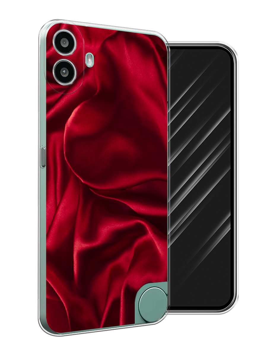 

Чехол Awog на CMF Phone 1 "Текстура красный шелк", 3300450-1