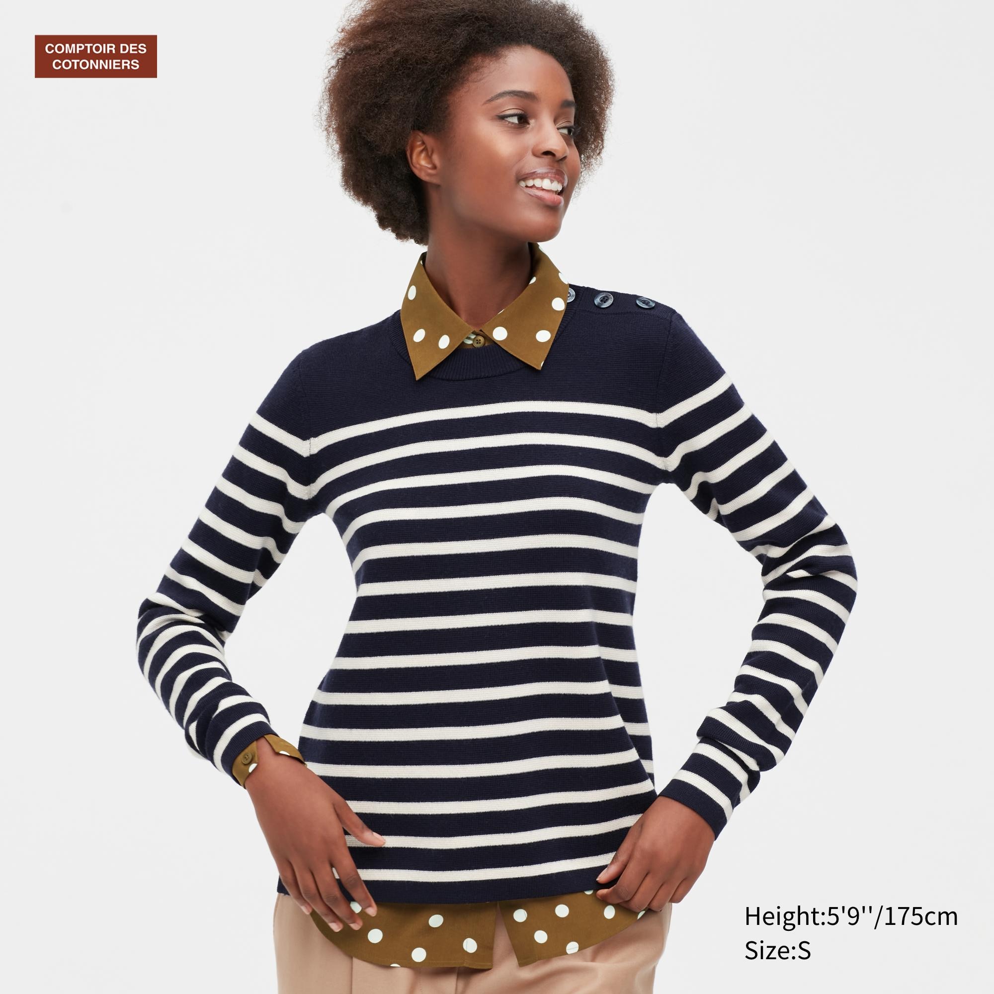 

Джемпер женский UNIQLO 459019COL69 синий L (доставка из-за рубежа), 459019COL69
