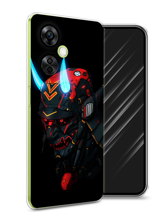 

Чехол Awog на OnePlus Nord N30 5G/Nord CE3 5G/Nord CE3 Lite "Неоновый самурай", Черный;красный;голубой, 153750-6