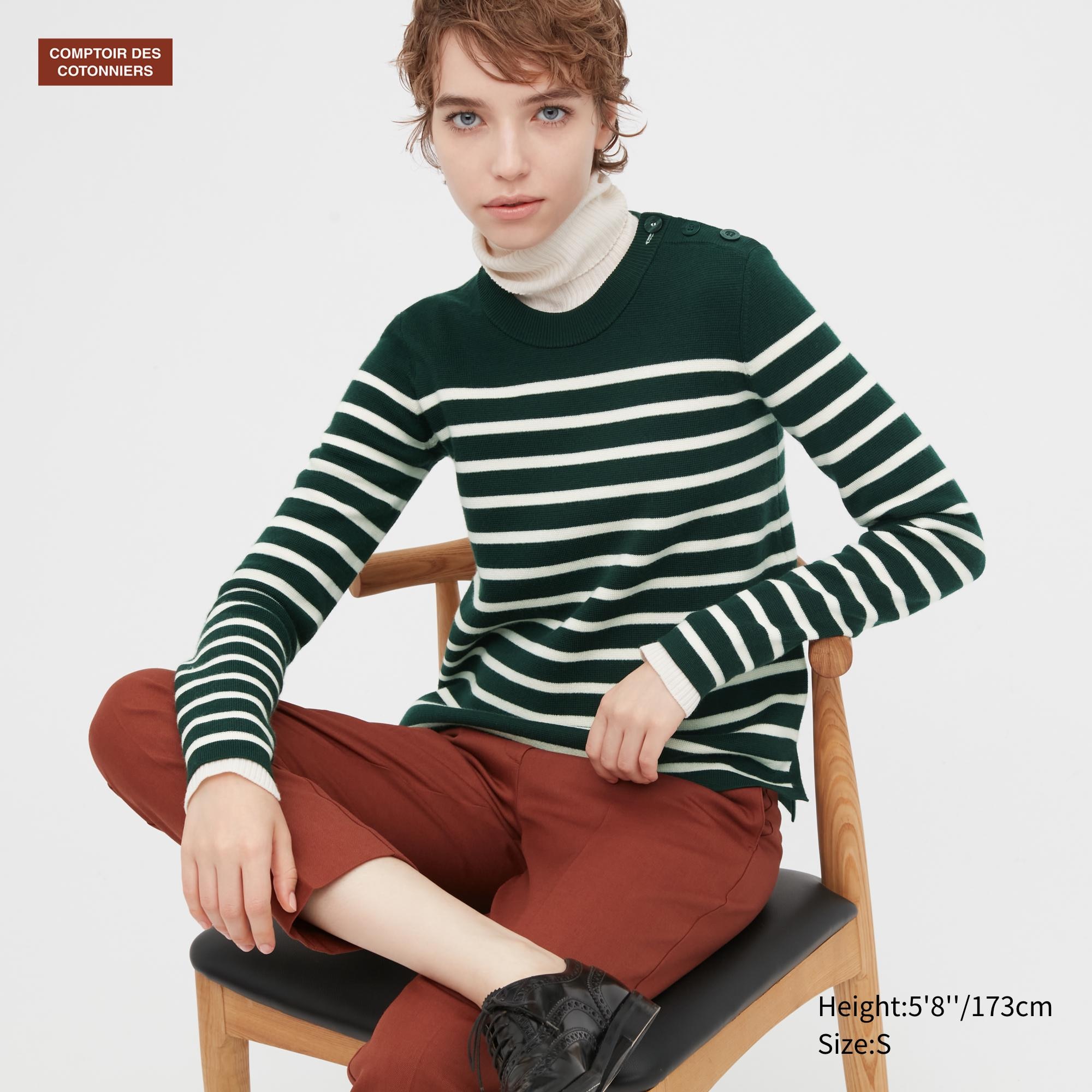 

Джемпер женский UNIQLO 459019COL58 зеленый M (доставка из-за рубежа), 459019COL58