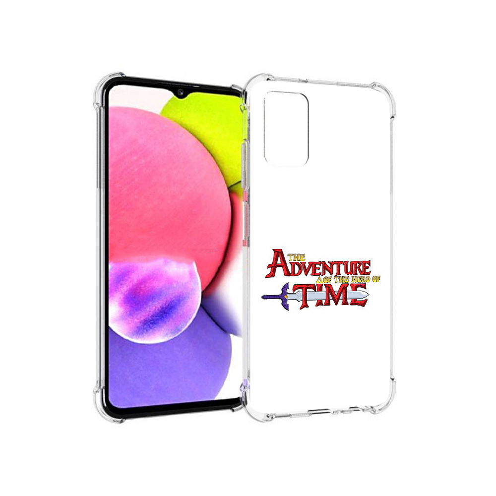 Чехол MyPads Tocco для Samsung Galaxy A03s время приключений логотип (PT162170.549.275)
