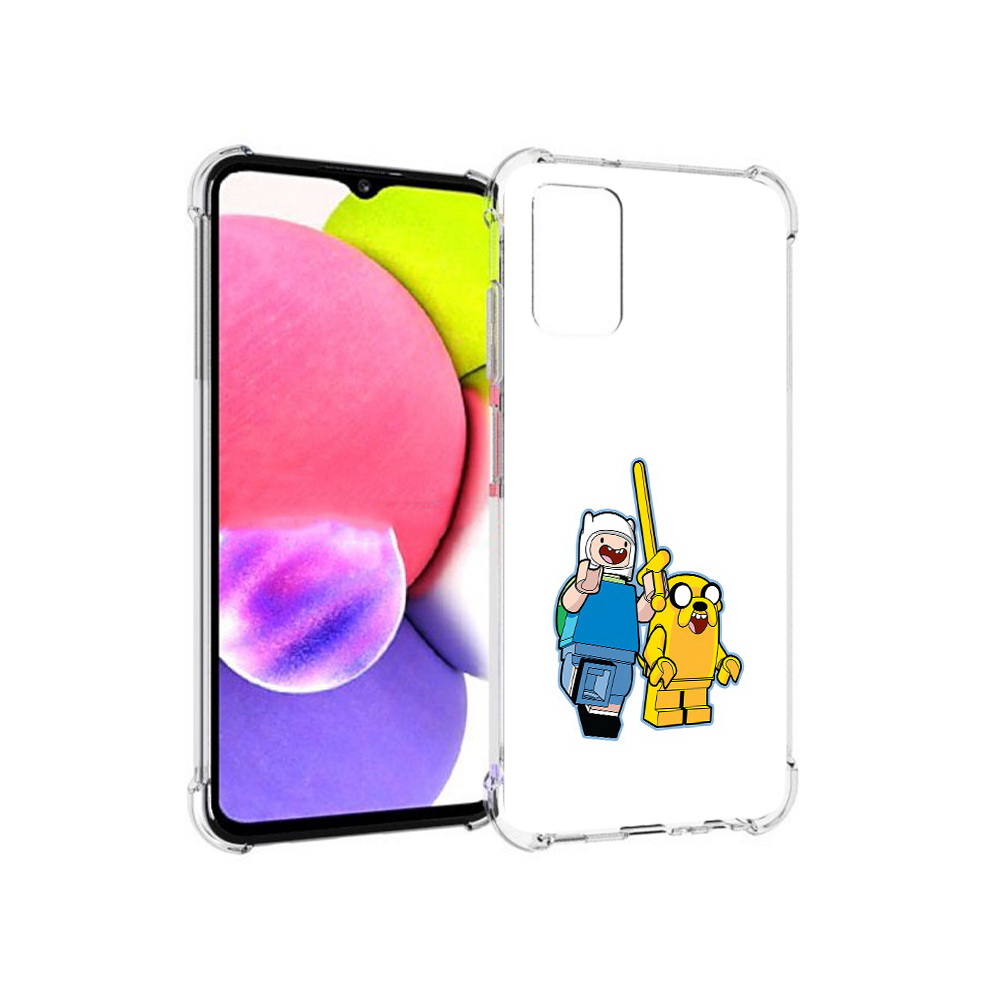 

Чехол MyPads Tocco для Samsung Galaxy A03s время приключений лего (PT162170.549.274), Прозрачный, Tocco
