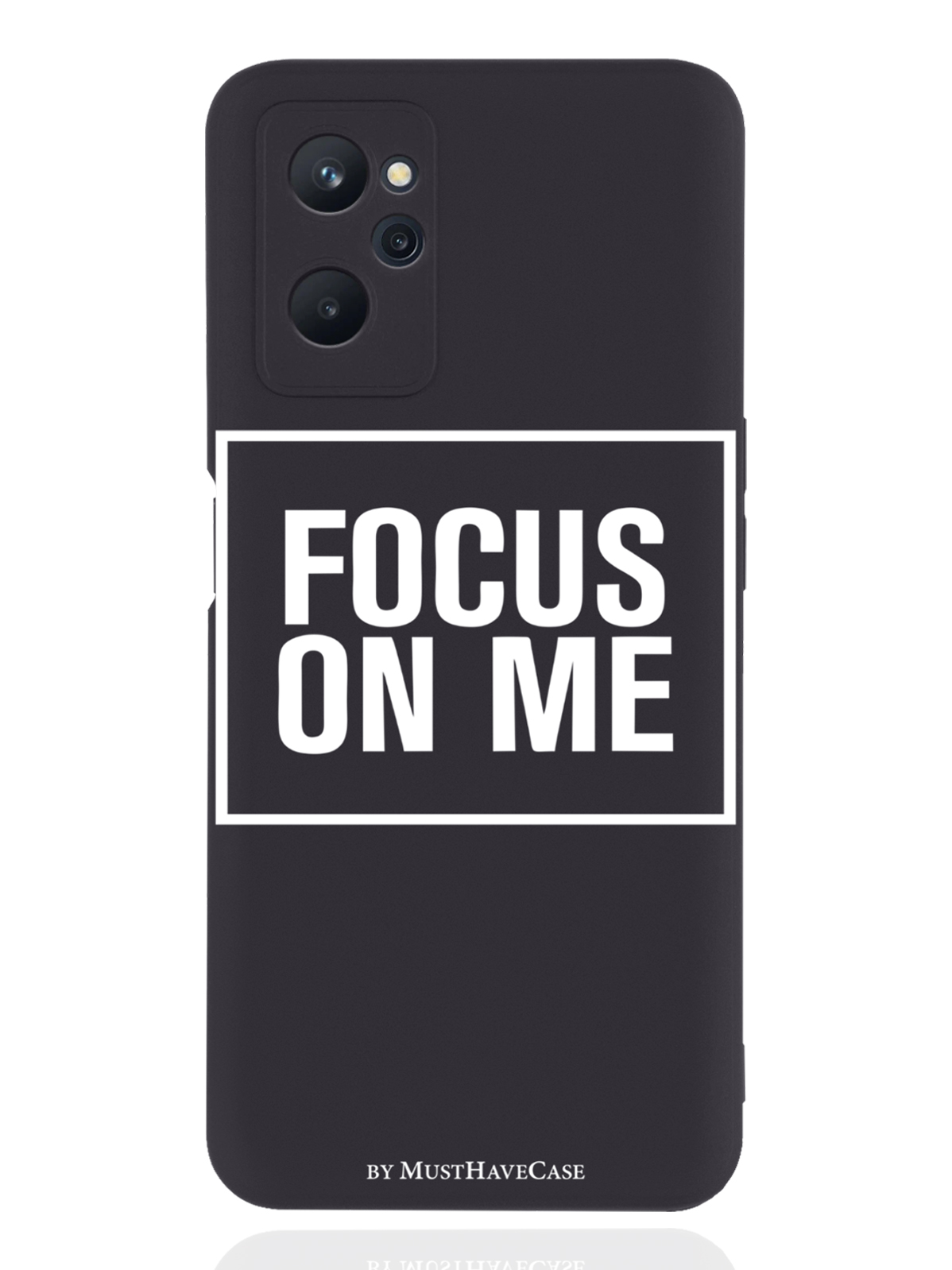 

Чехол MustHaveCase для realme 9i Focus on me черный, Черный;белый